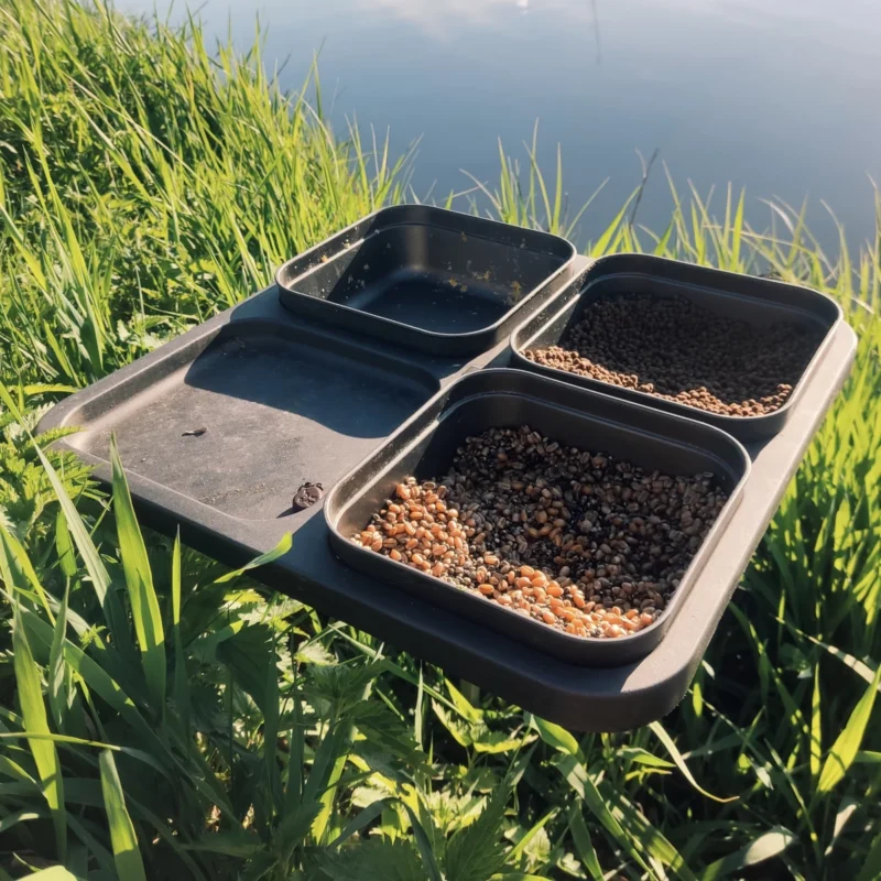 Winkelpicker Bait Waiter mit Hanf, Weizen und Pellets