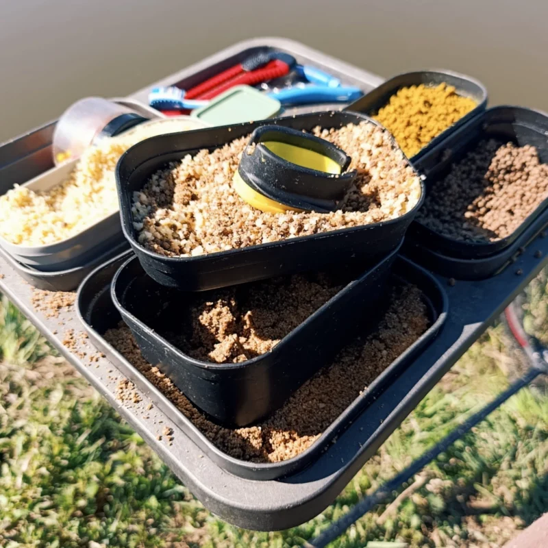 Method Feeder Bait Waiter mit Micro Pellets, Bulgur und Futter