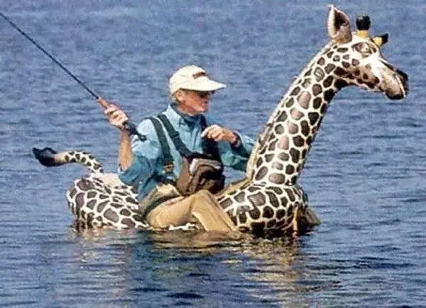 Giraffe als Bellyboot