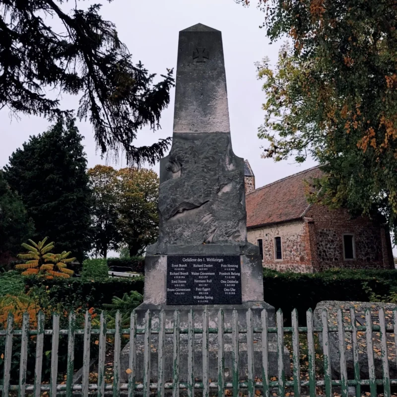 Denkmal für gefallene Soldaten aus dem ersten Weltkrieg