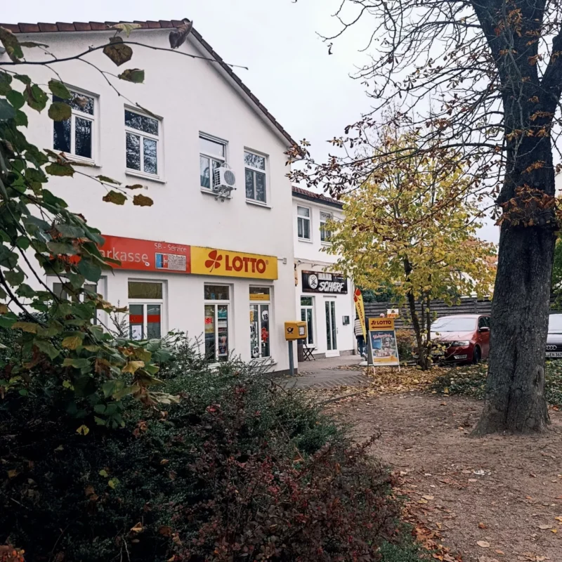 Paketshop in einem Lottoladen in der Nähe vom Stendaler Hauptbahnhof