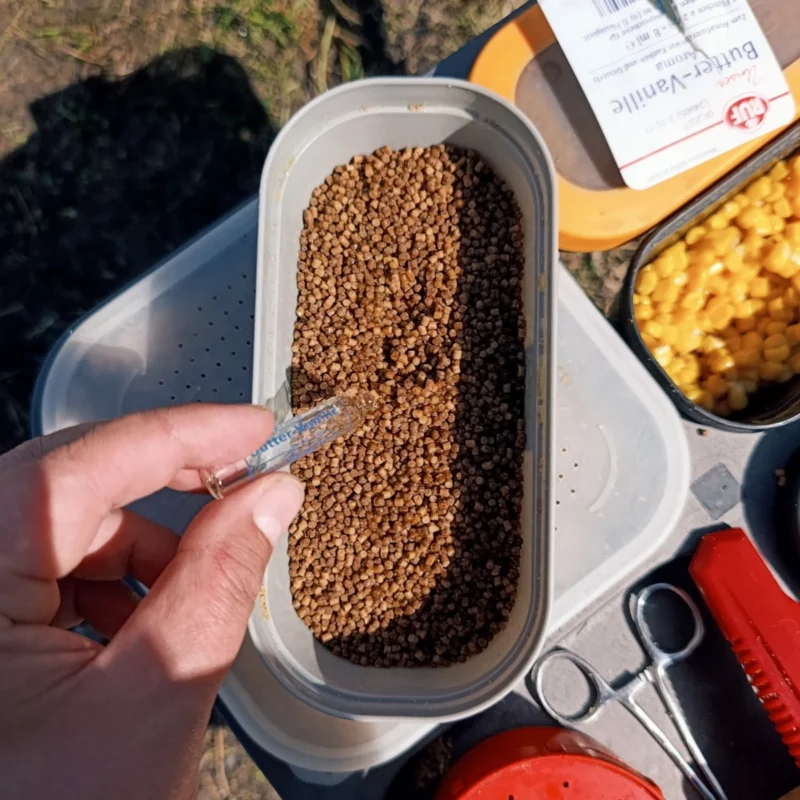 Dynamite Baits Big Fish Methd Feeder Pellets im Test mit Butter Vanille angesetzt