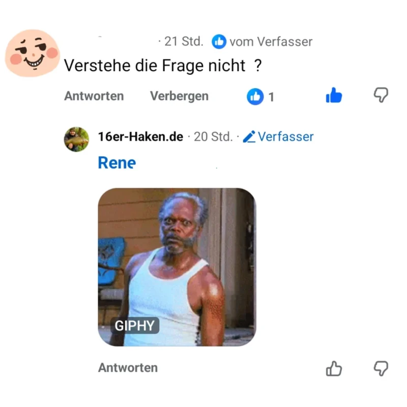 Kranke Kommentare zu einem Meme auf Facebook
