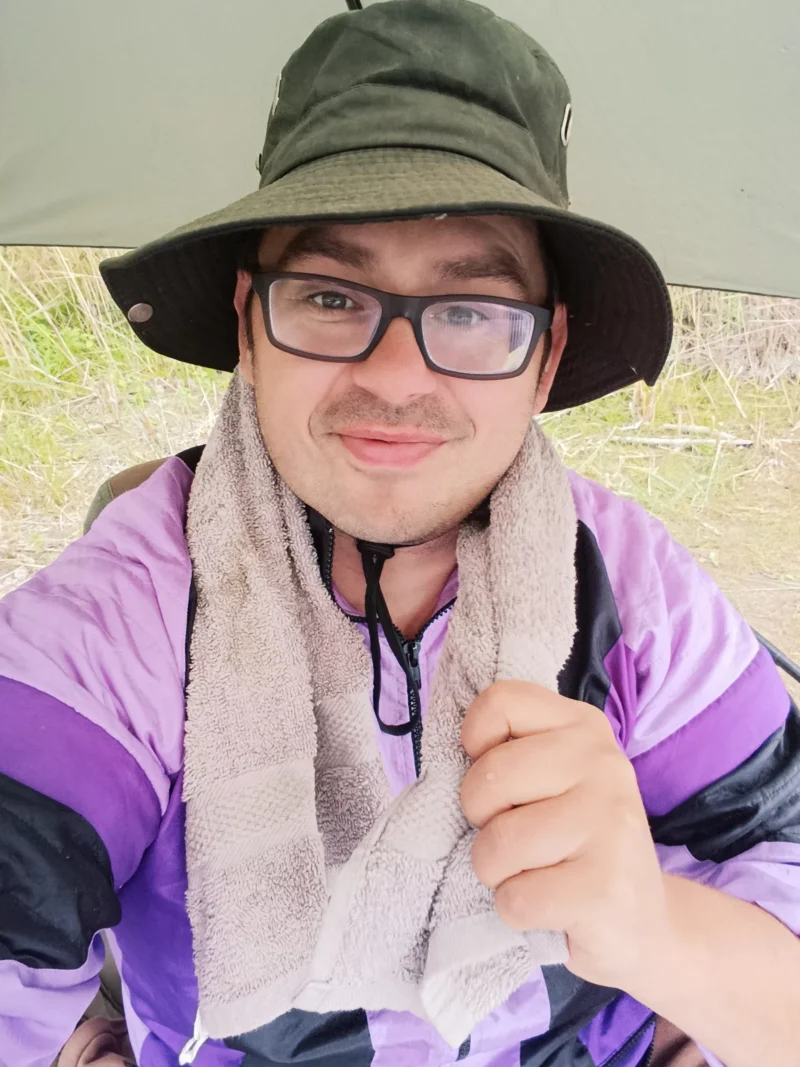Christoph mit Handtuch