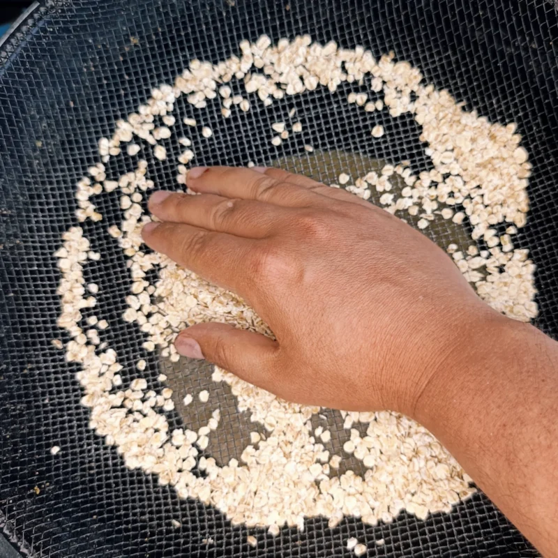 gesiebte Haferflocken herstellen