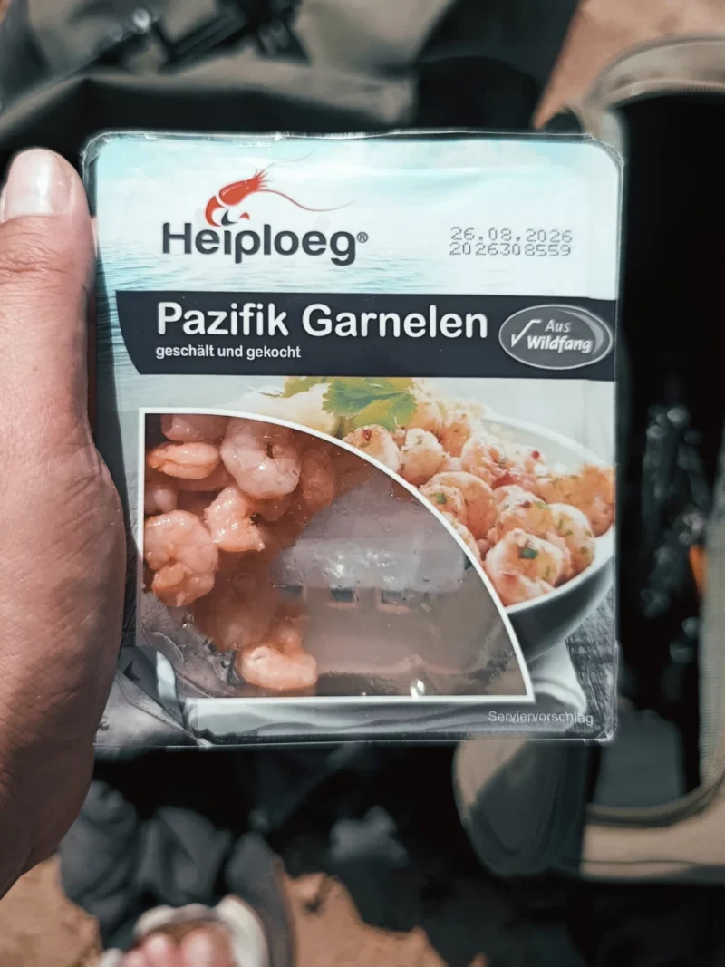 Pazifik Garnelen als Method Feeder Köder