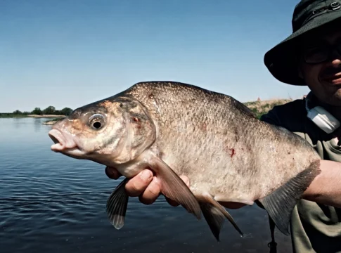 Method Feedern im Frühjahr am Fluss