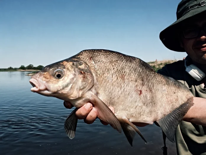 Method Feedern im Frühjahr am Fluss