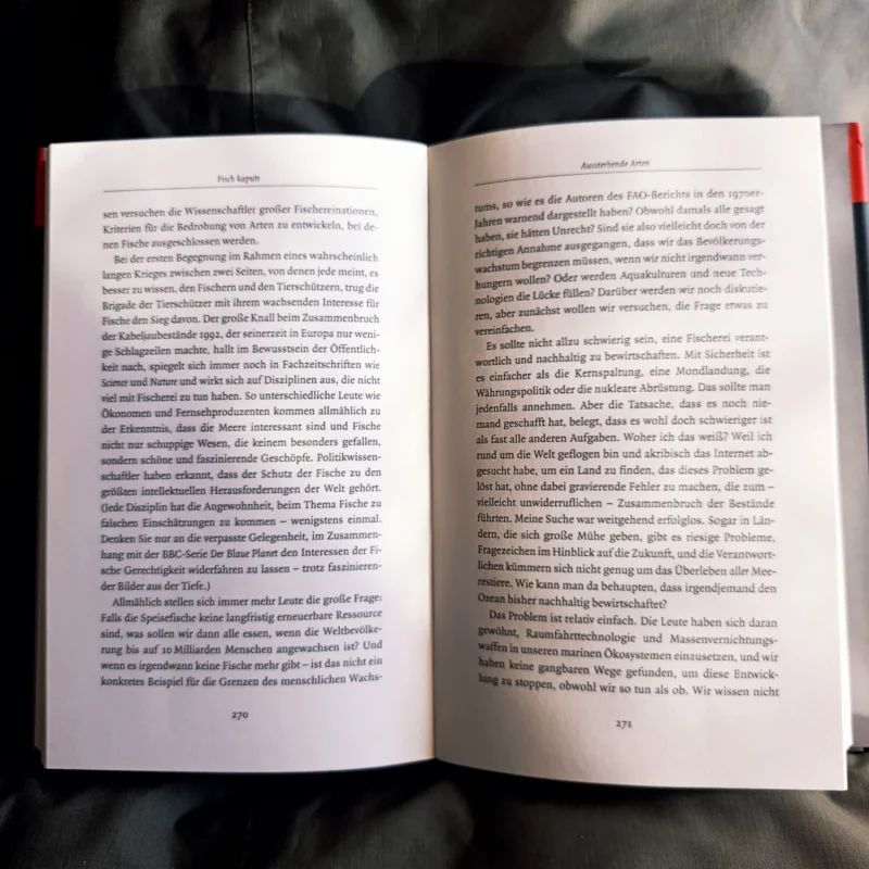 Charles Clover Fisch kaputt Buchseite