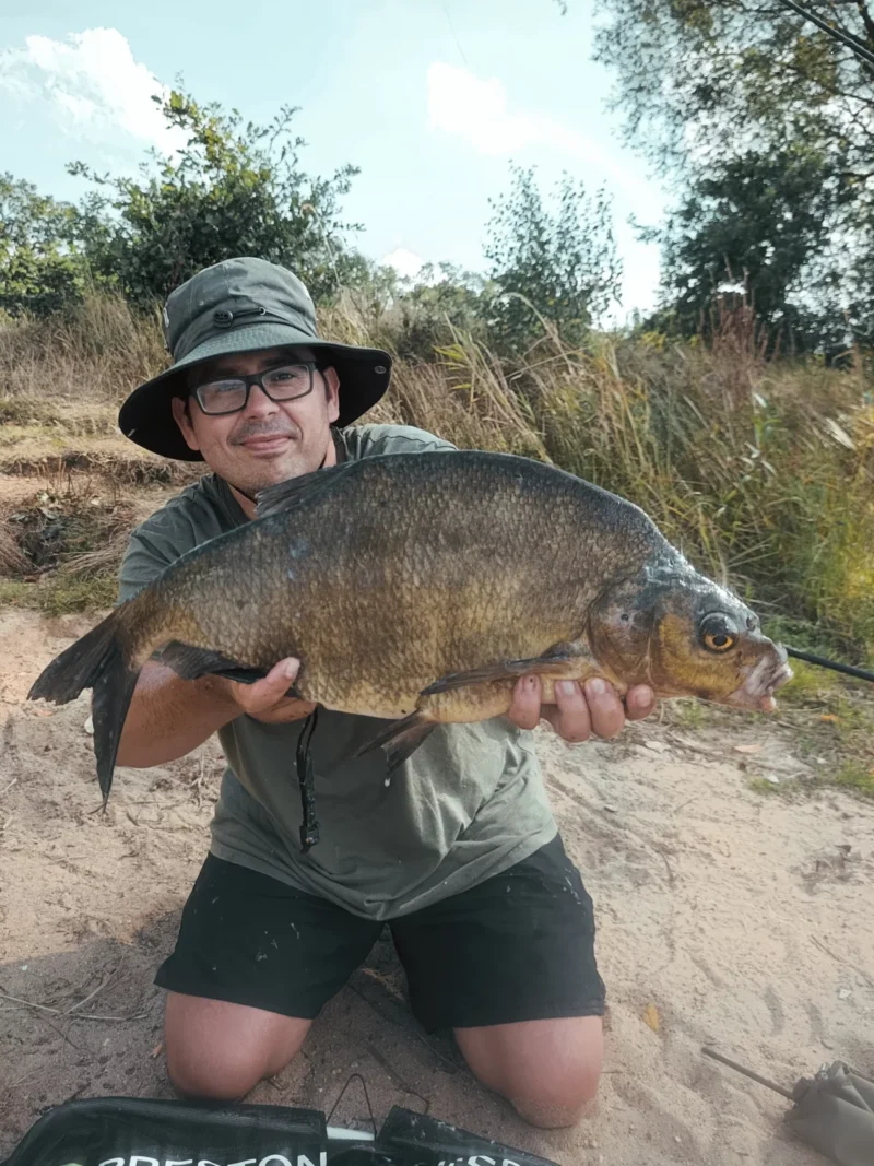 Christoph Heers mit kapitaler Method Feeder Brasse