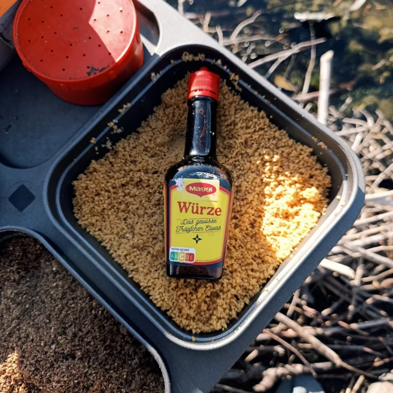 Couscous eingelegt in Maggi im Bait Waiter