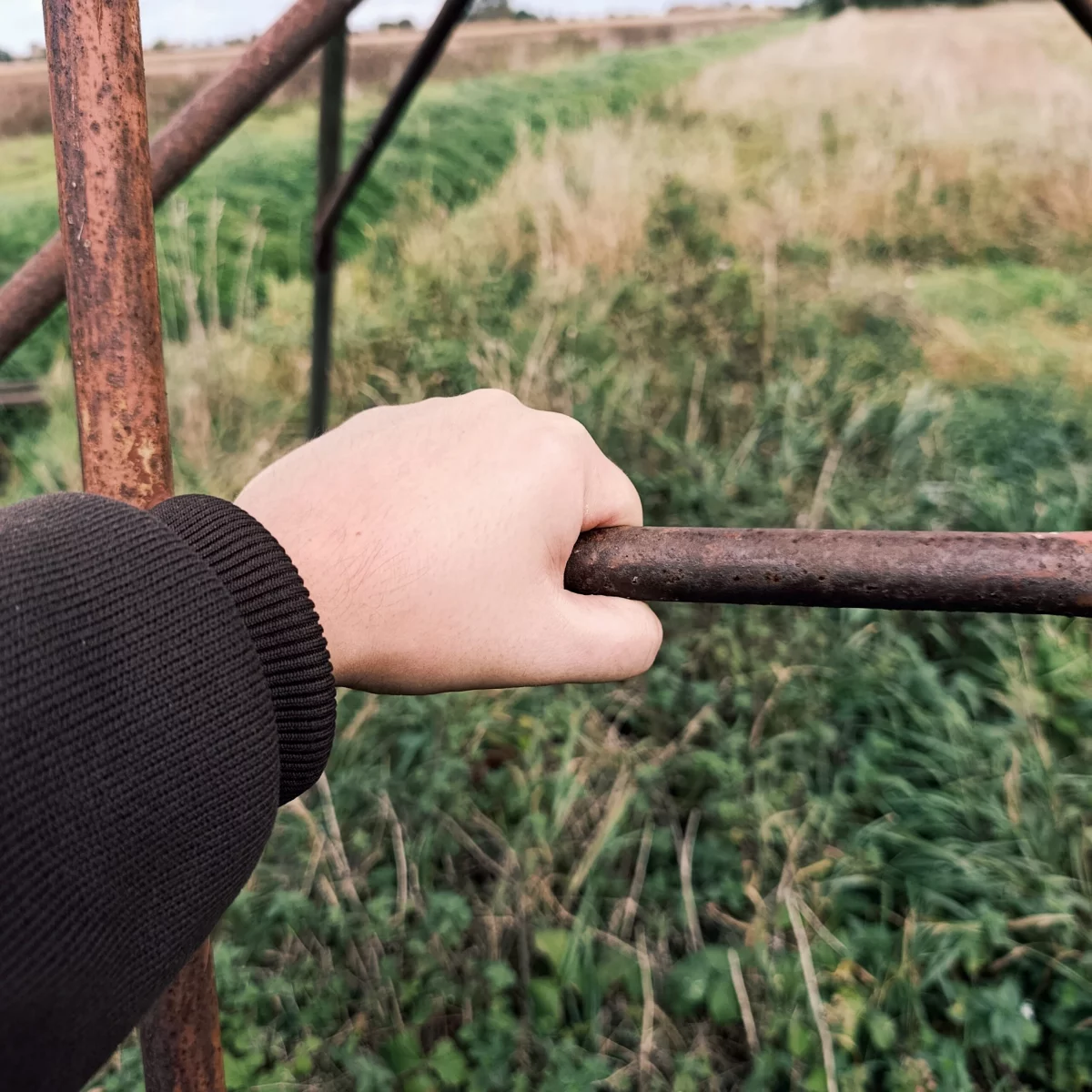Metallische Leiter einer Kanzel