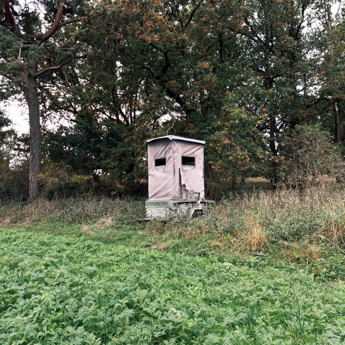 Kanzel auf einem Autoanhänger