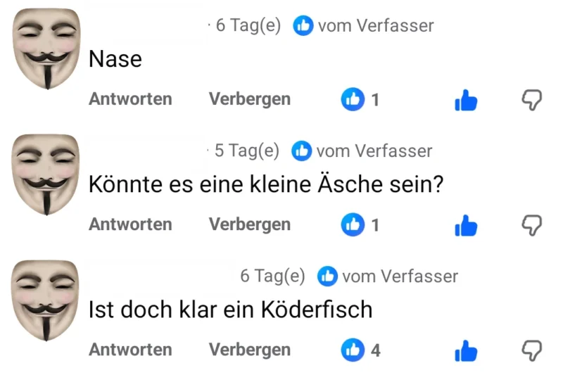 Welcher Fisch bin ich Strömungsgründling Leserkommentare Part 5