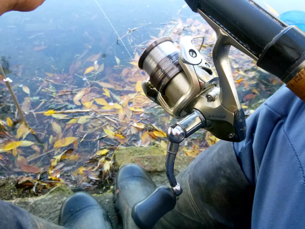 kleine Rolle zum Winkelpickern am Teich